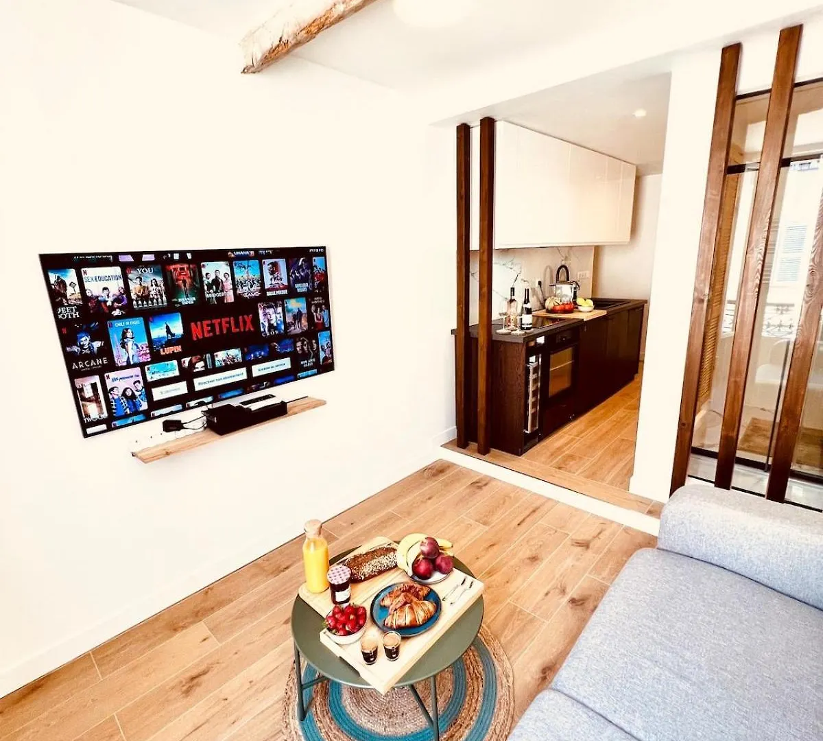 B066 Studio Design A 5 Mn De La Plage Cannes Lejlighed